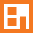 Orange Building Icon